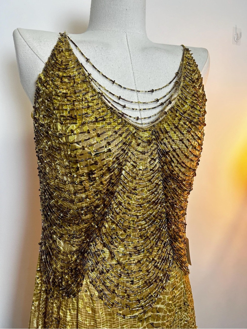 Insane Sue Wong Vintage Beaded dress - Picture 3 of 8